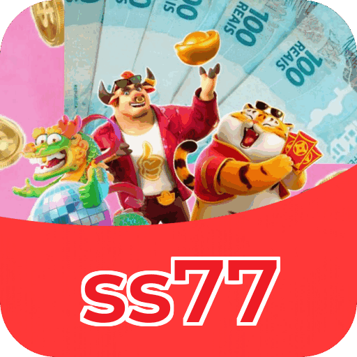Interface do aplicativo ss77 mostrando jogos disponíveis no iOS e Android